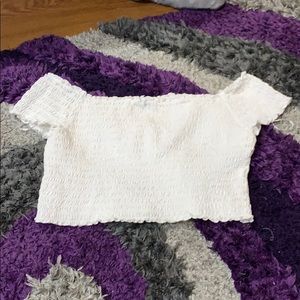 Brand new cropped off the shoulder top